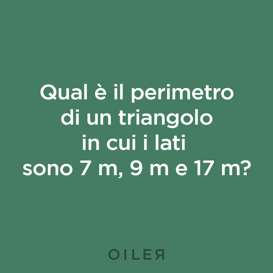 perimetro triangolo 7 9 16