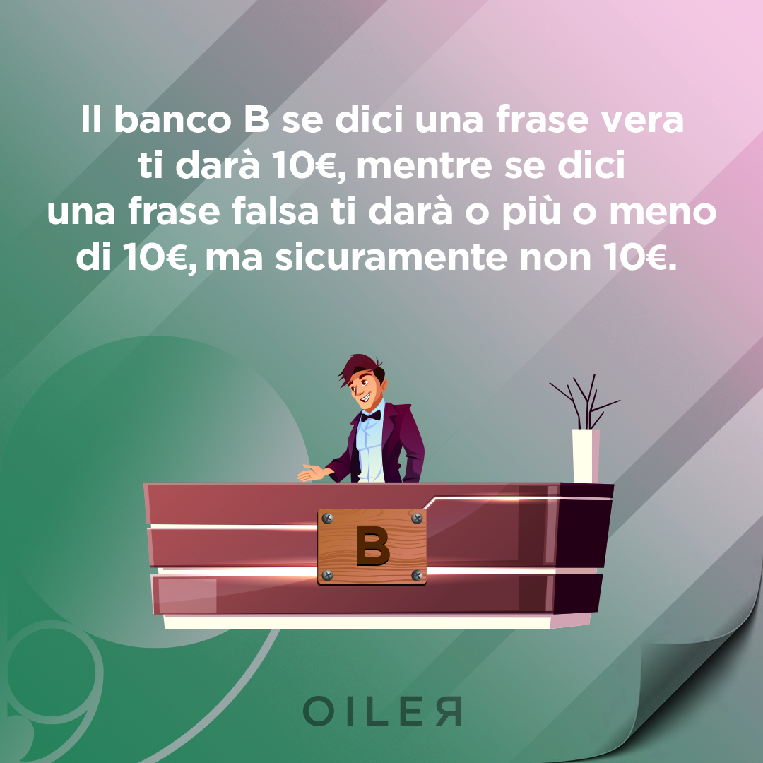 il banco b se dici una frase vera ti 
