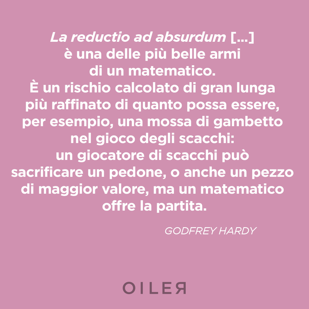 reductio ad absurdum armi matematico gambetto scacchi partita pezzo di valore