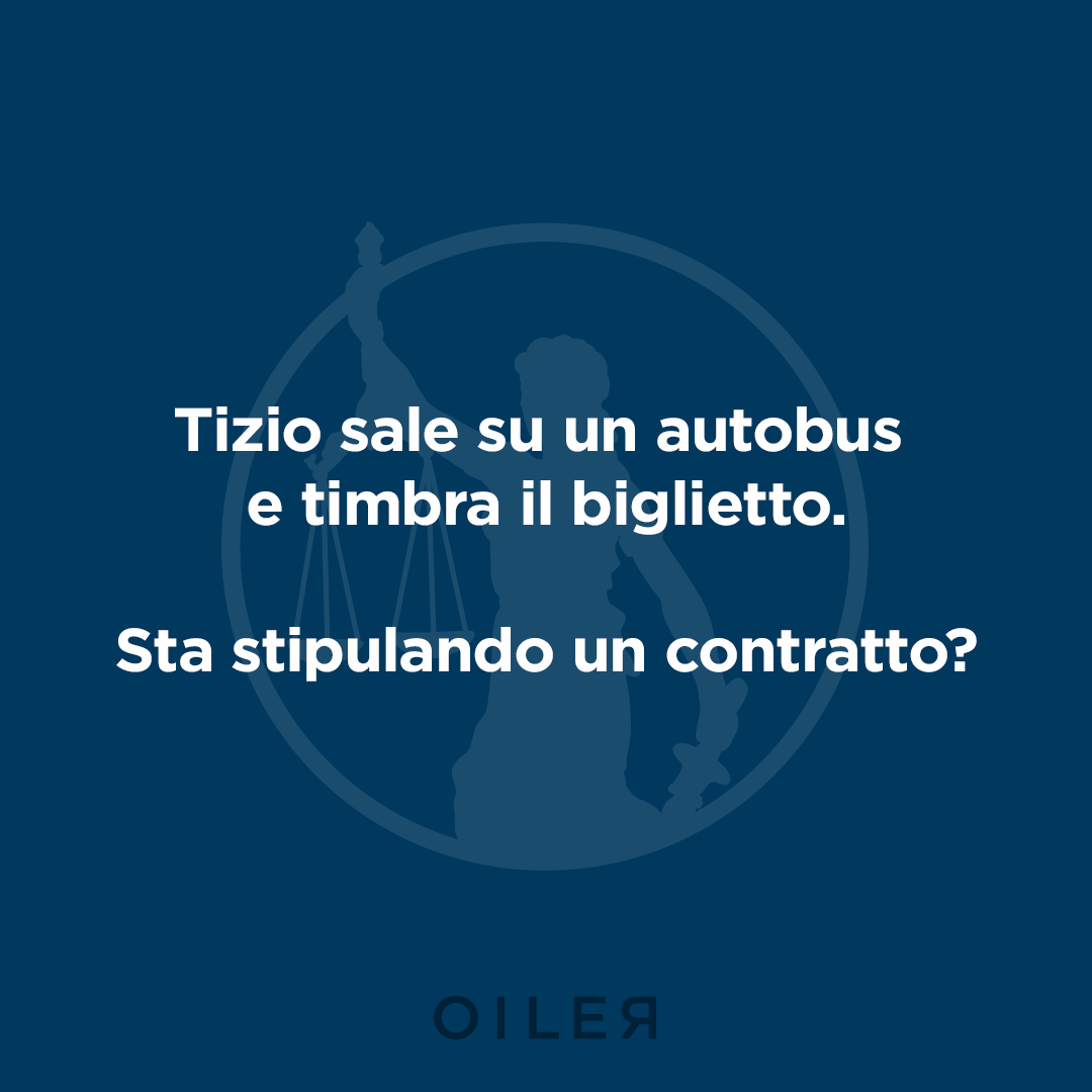 timbrare biglietto stipulare contratto