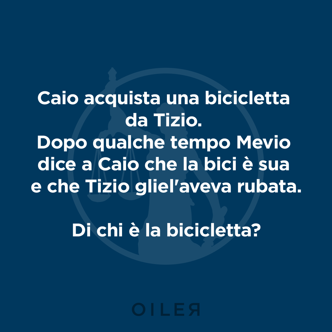 possesso vale titolo 
